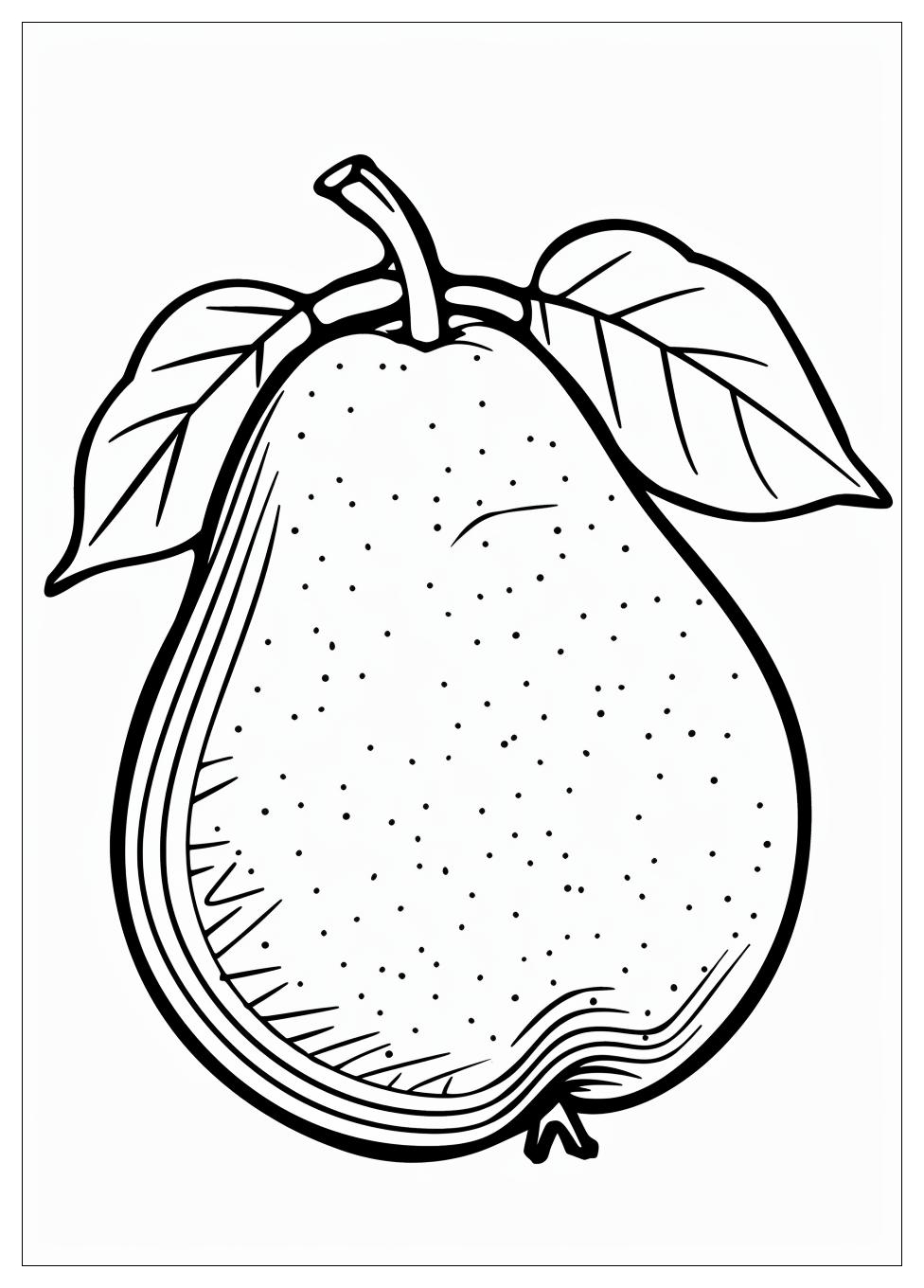 Pear Coloring Pages-12