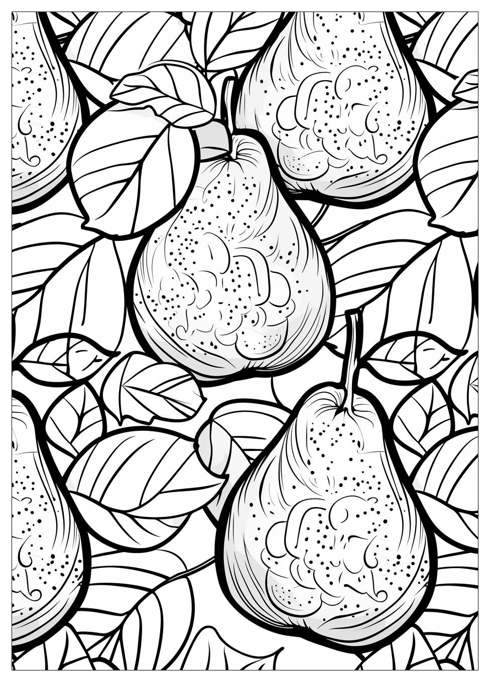 Pear Coloring Pages-14