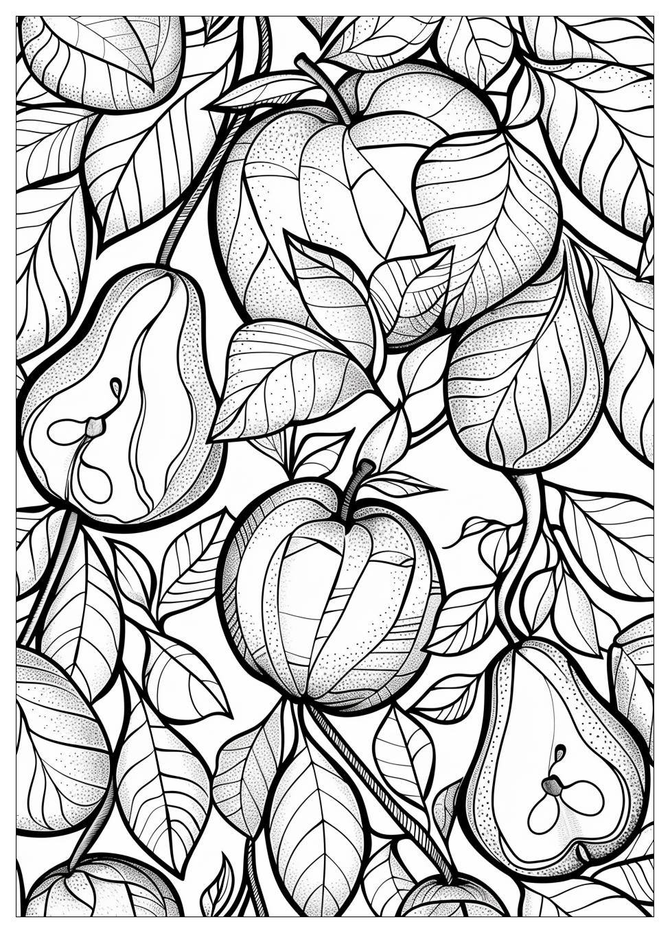 Pear Coloring Pages-18