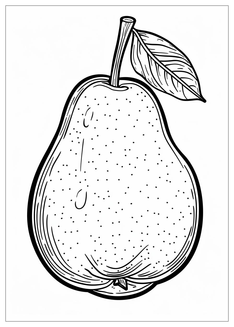 Pear Coloring Pages-4