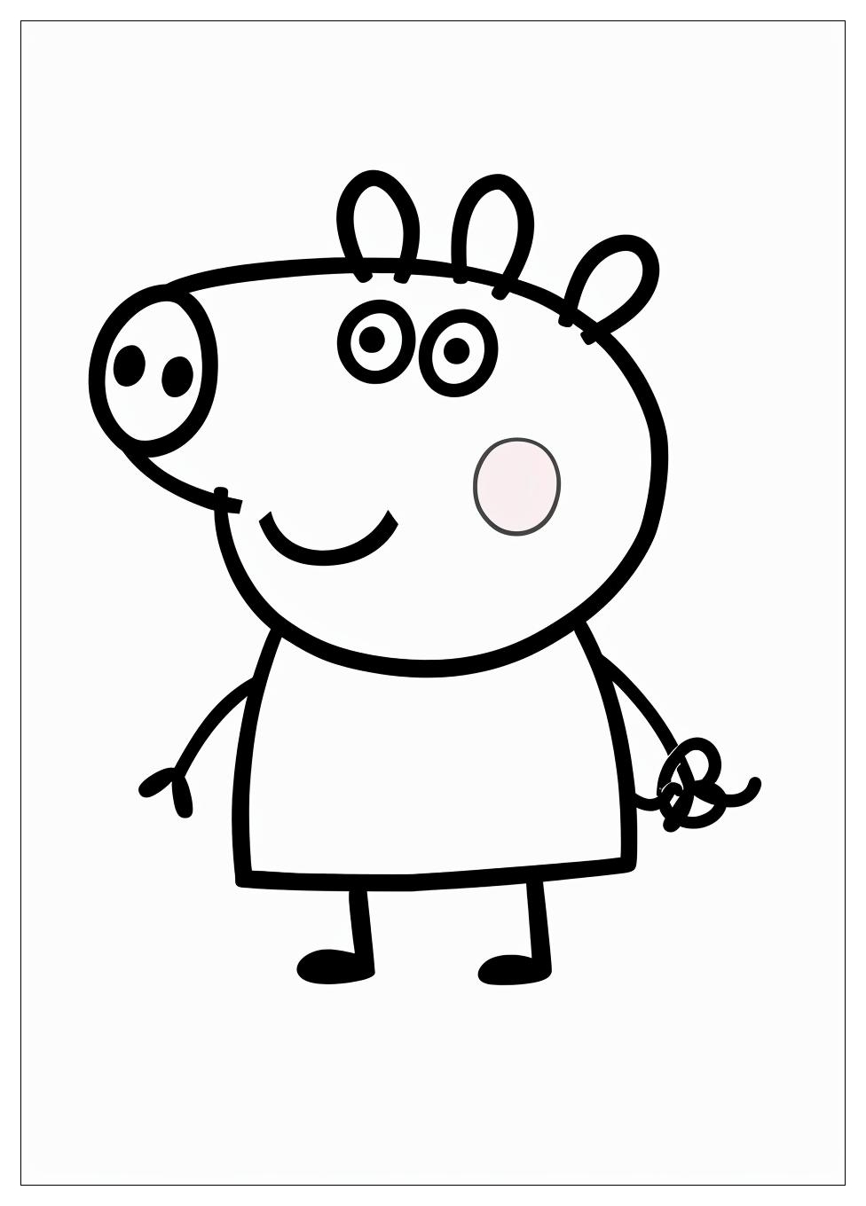 Peppa Pig Coloring Pages-1