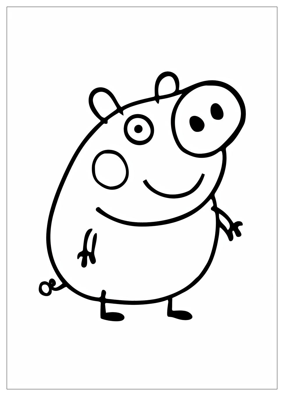 Peppa Pig Coloring Pages-12