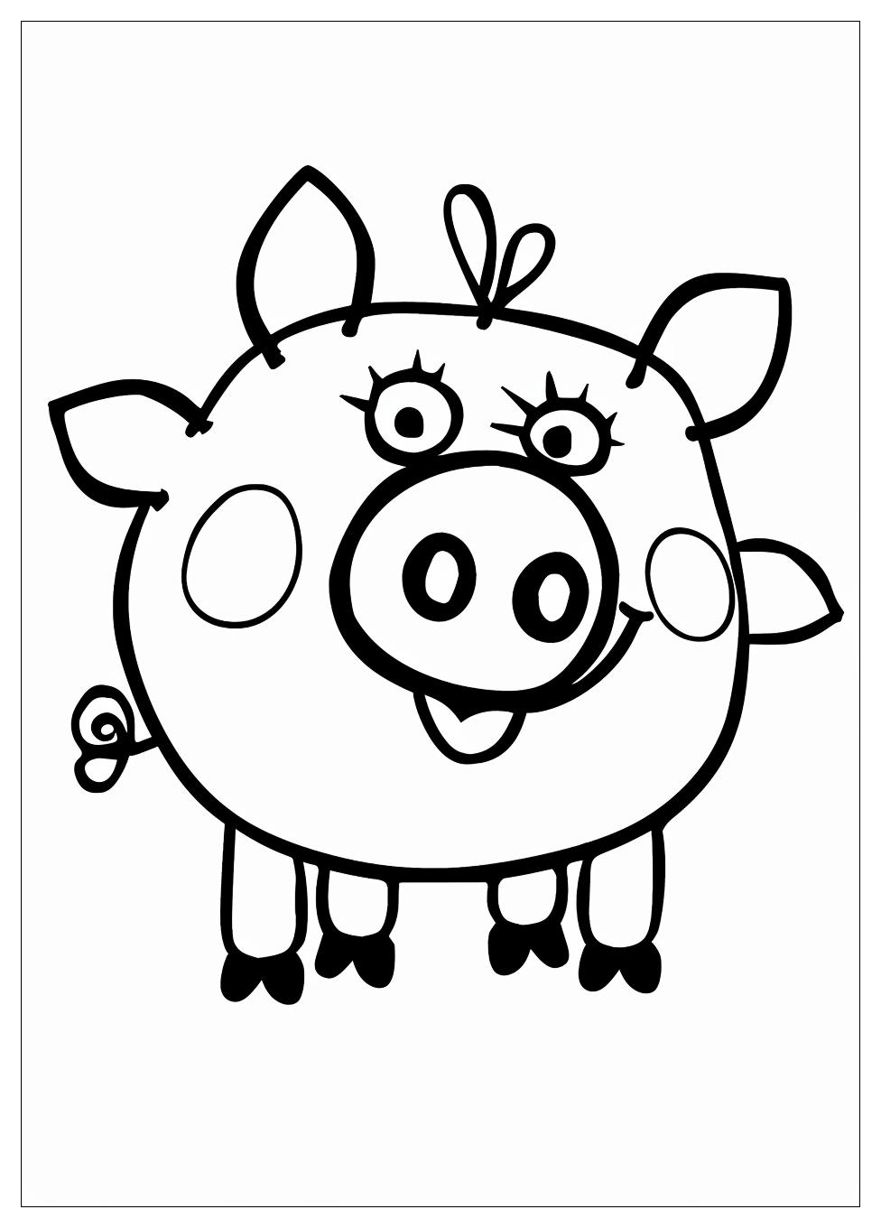 Peppa Pig Coloring Pages-14