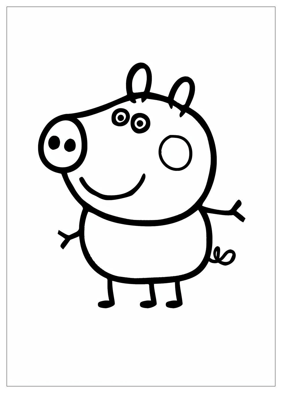 Peppa Pig Coloring Pages-16