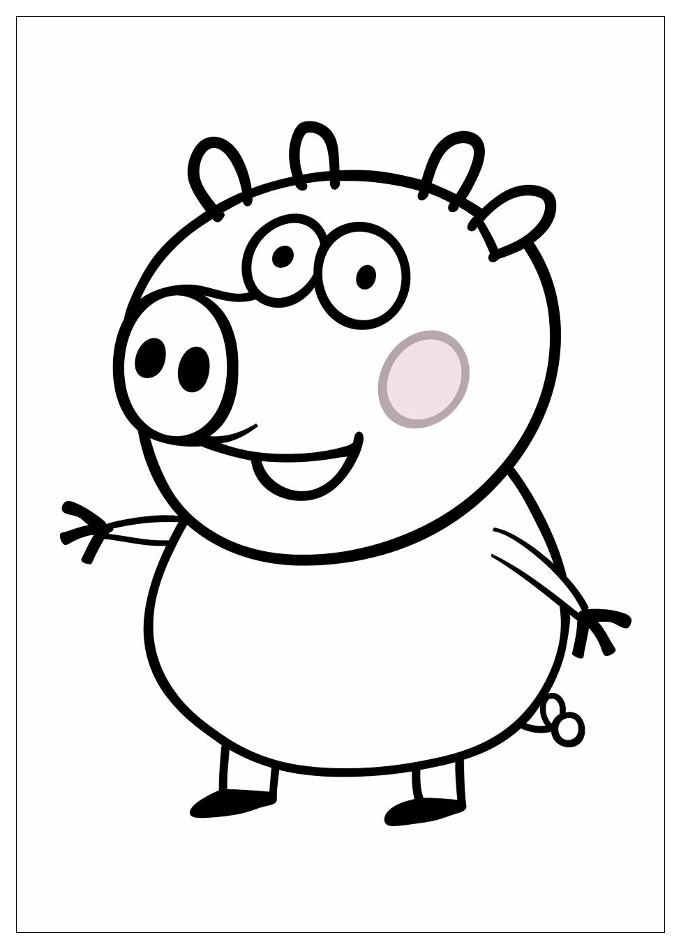 Peppa Pig Coloring Pages-17