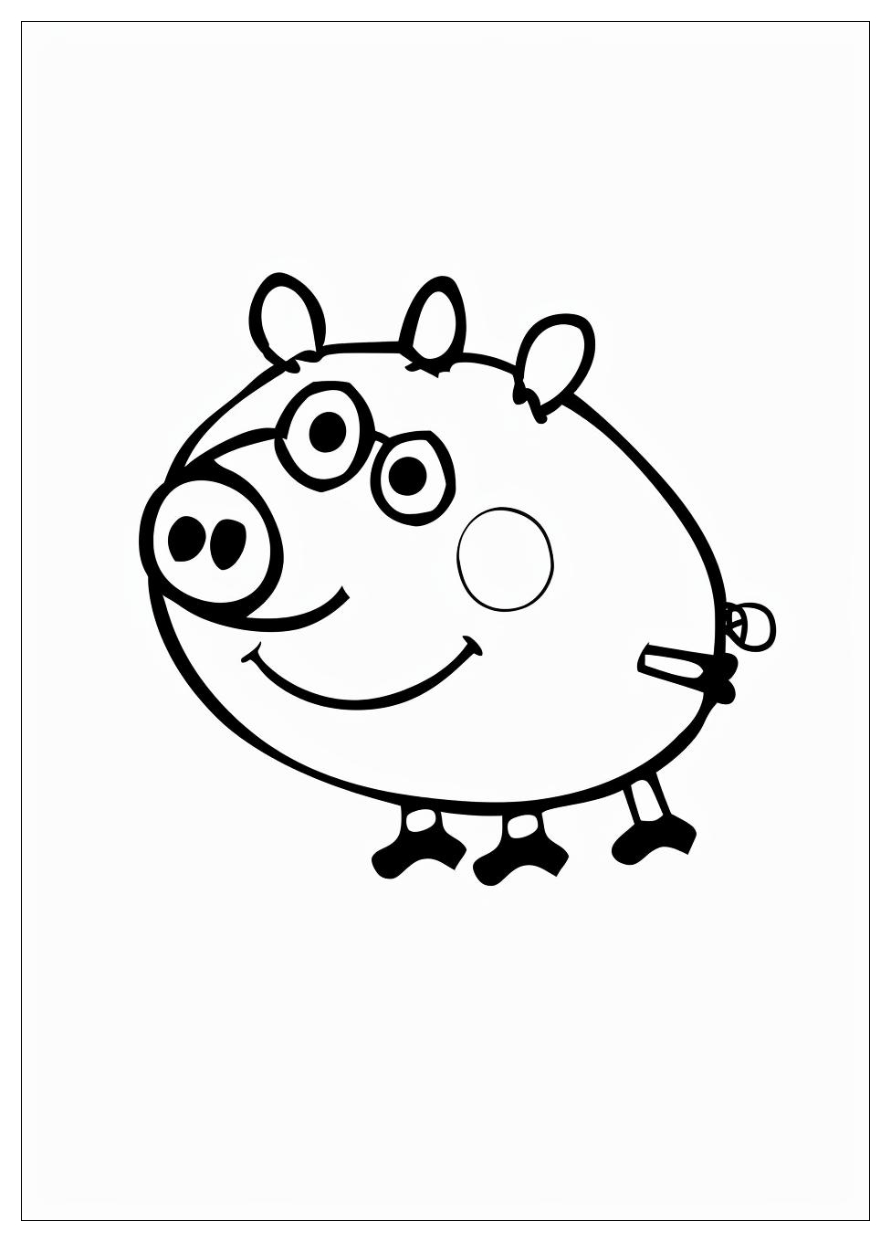 Peppa Pig Coloring Pages-18