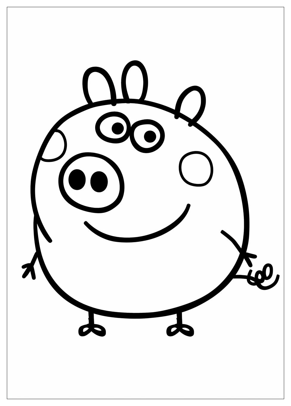 Peppa Pig Coloring Pages-20