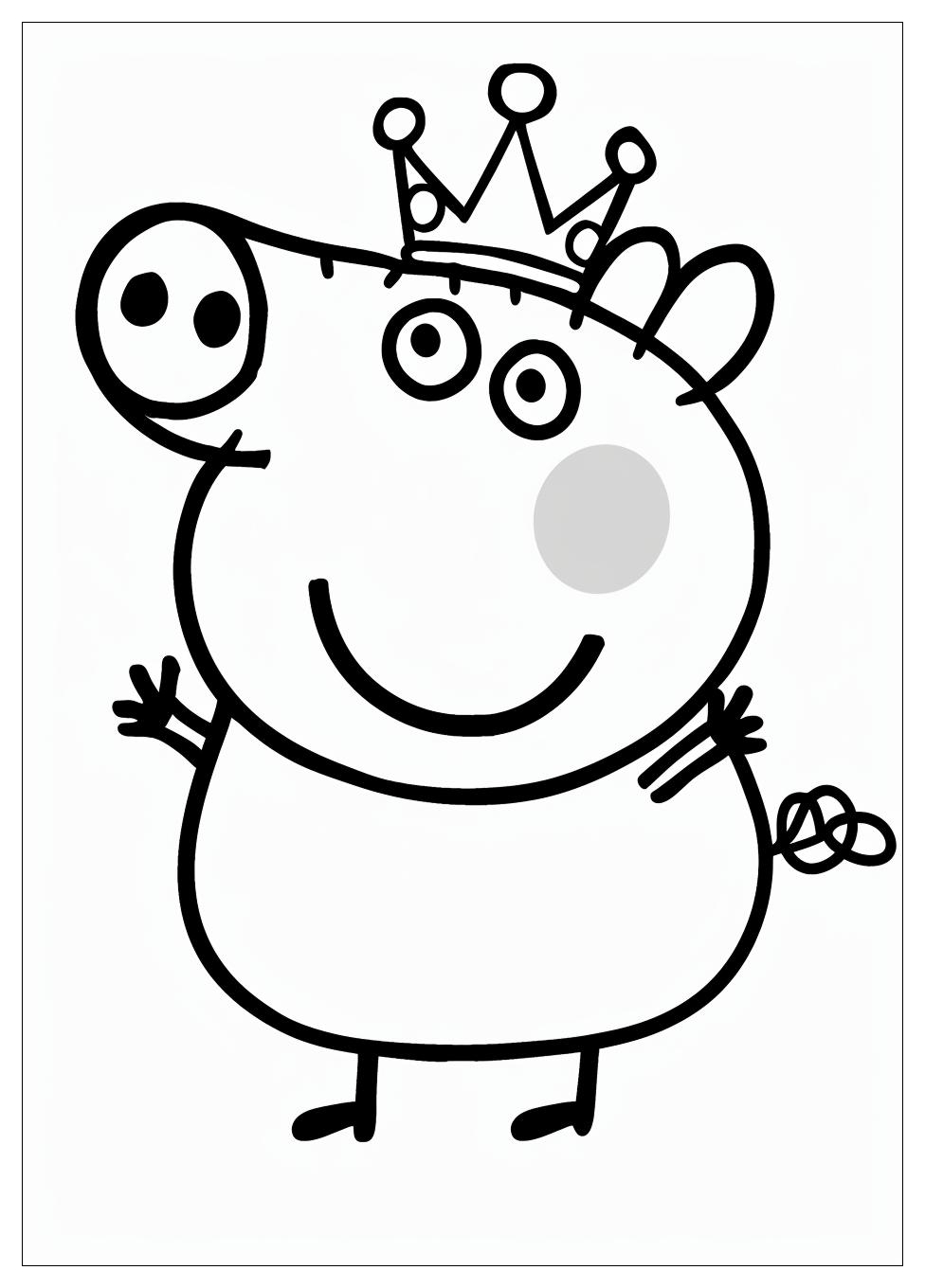 Peppa Pig Coloring Pages-4