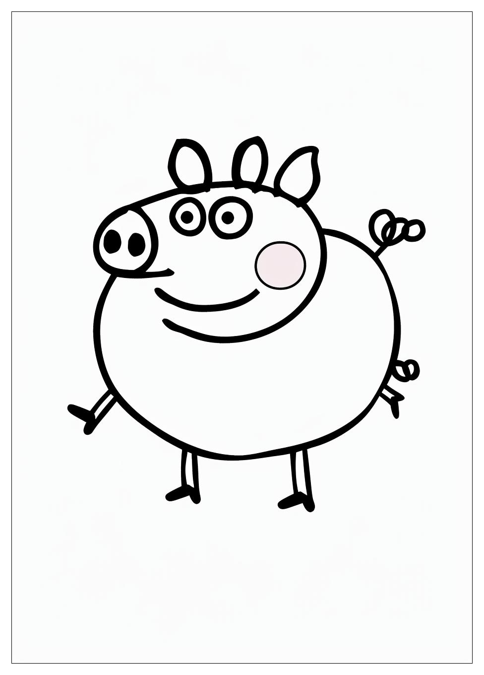 Peppa Pig Coloring Pages-6