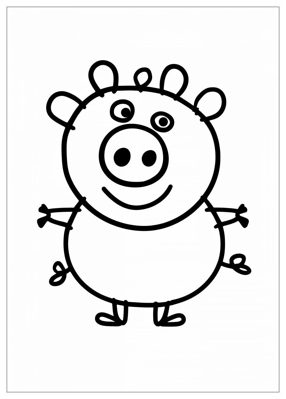 Peppa Pig Coloring Pages-8