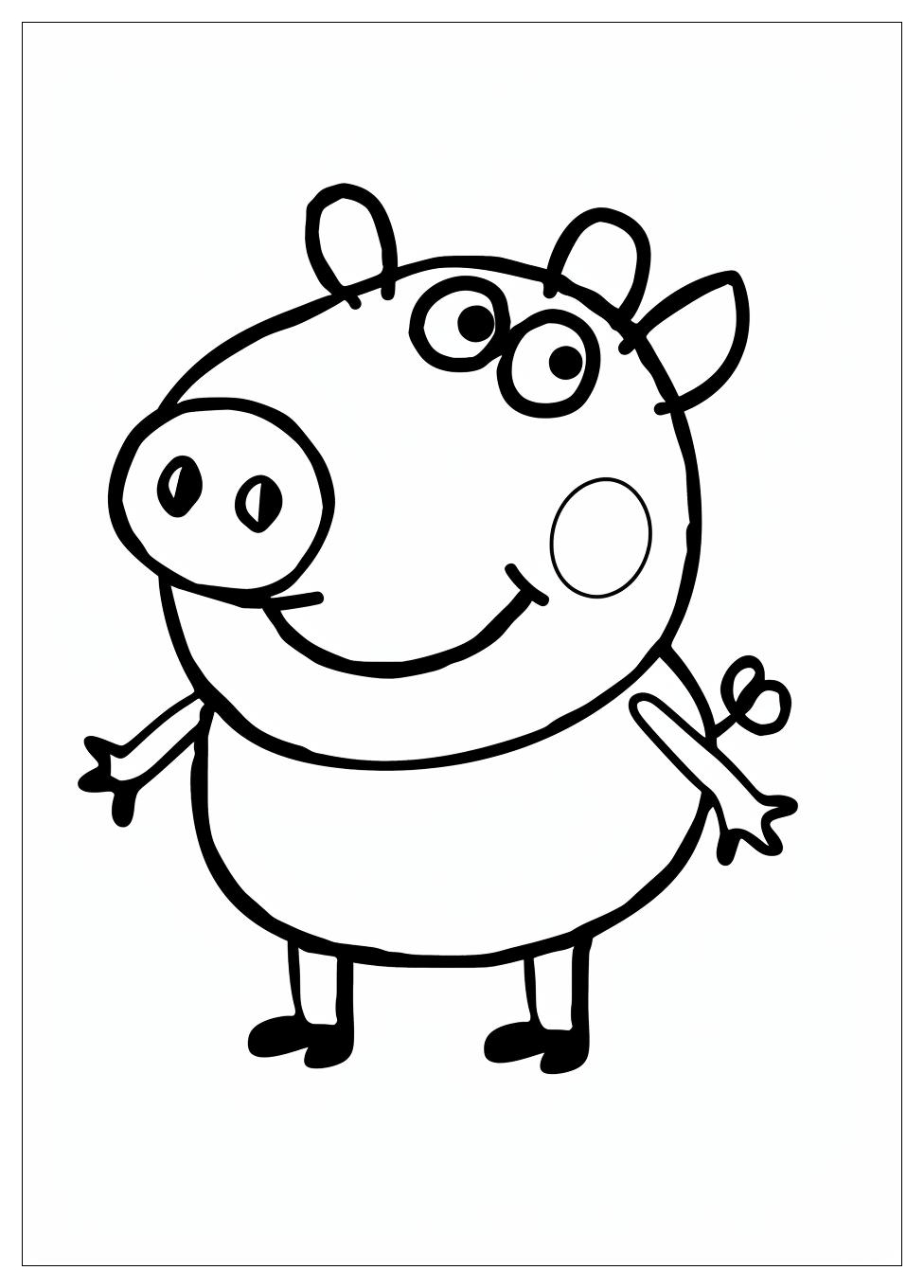 Peppa Pig Coloring Pages-9