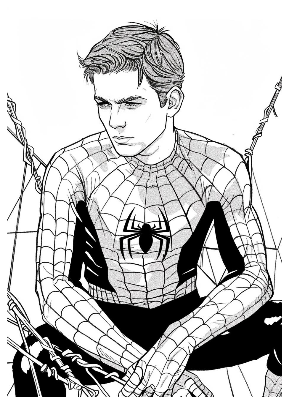 Peter Parker Coloring Pages-1