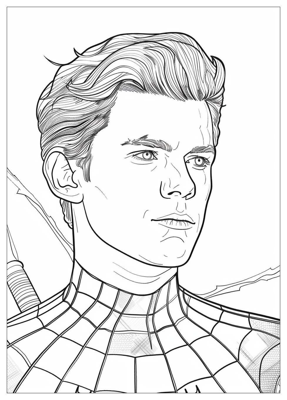 Peter Parker Coloring Pages-11