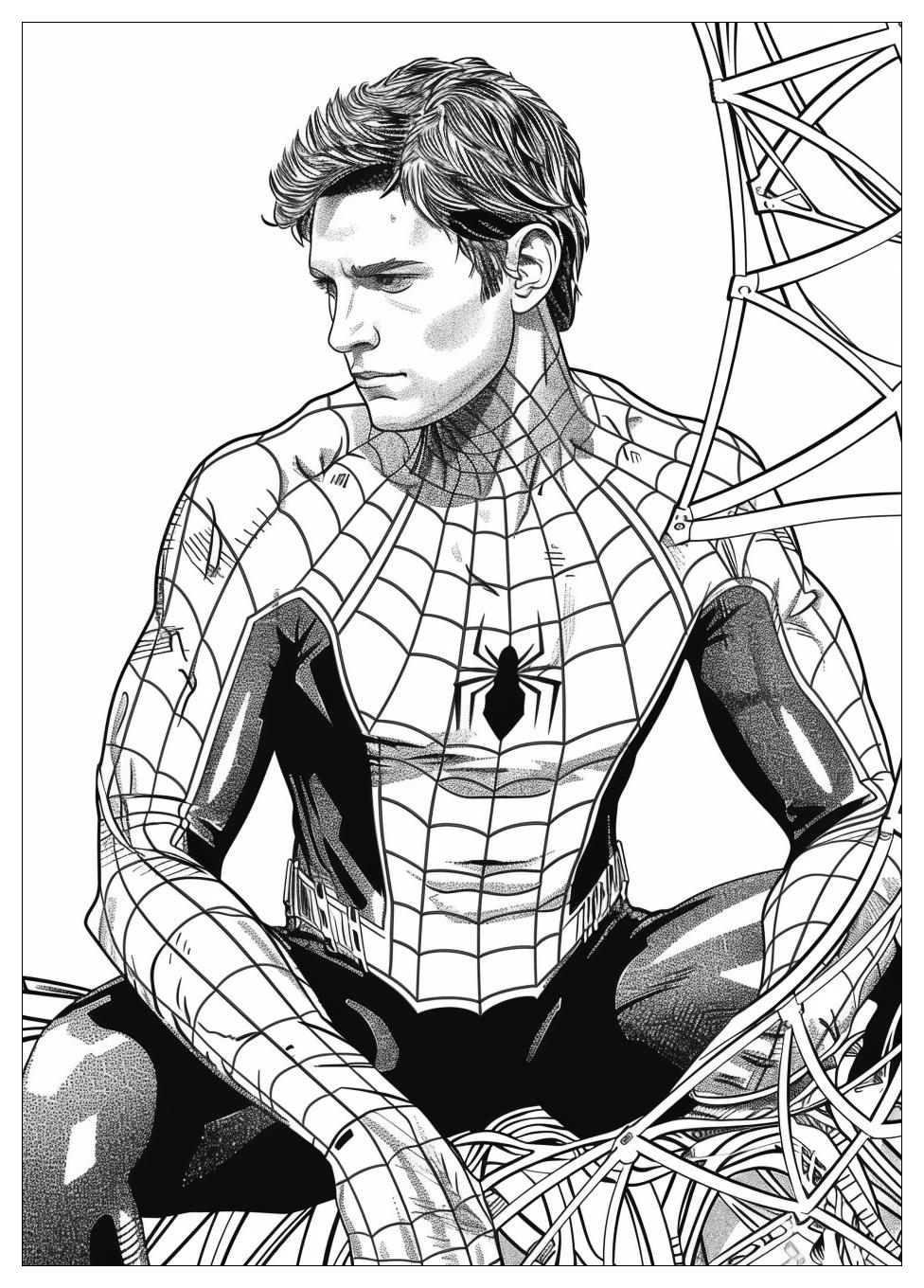 Peter Parker Coloring Pages-19