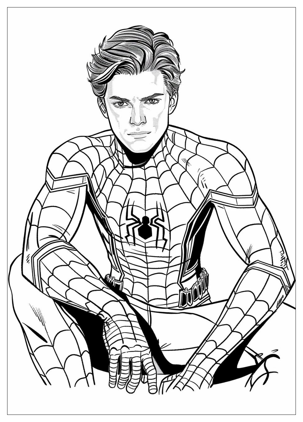 Peter Parker Coloring Pages-2