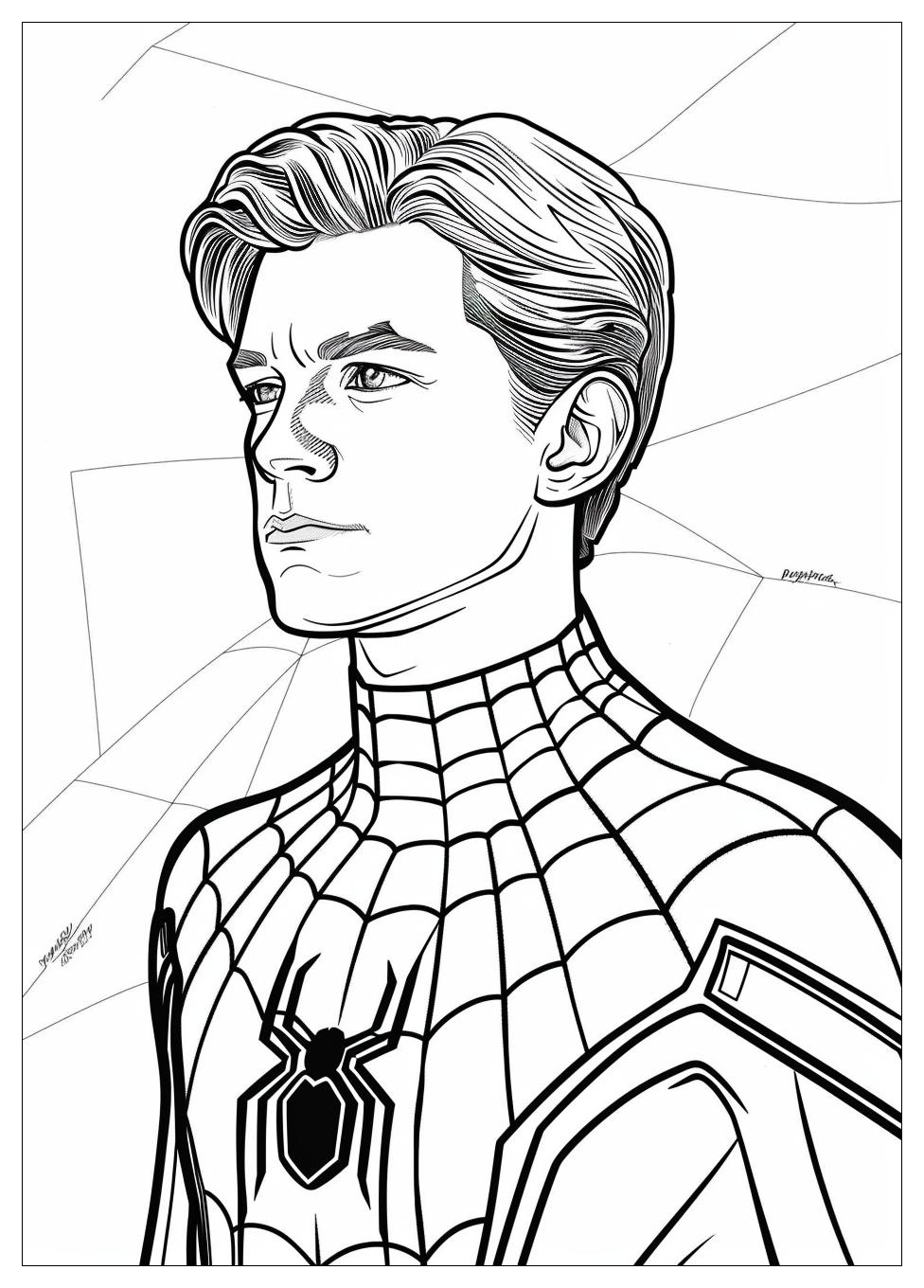 Peter Parker Coloring Pages-7