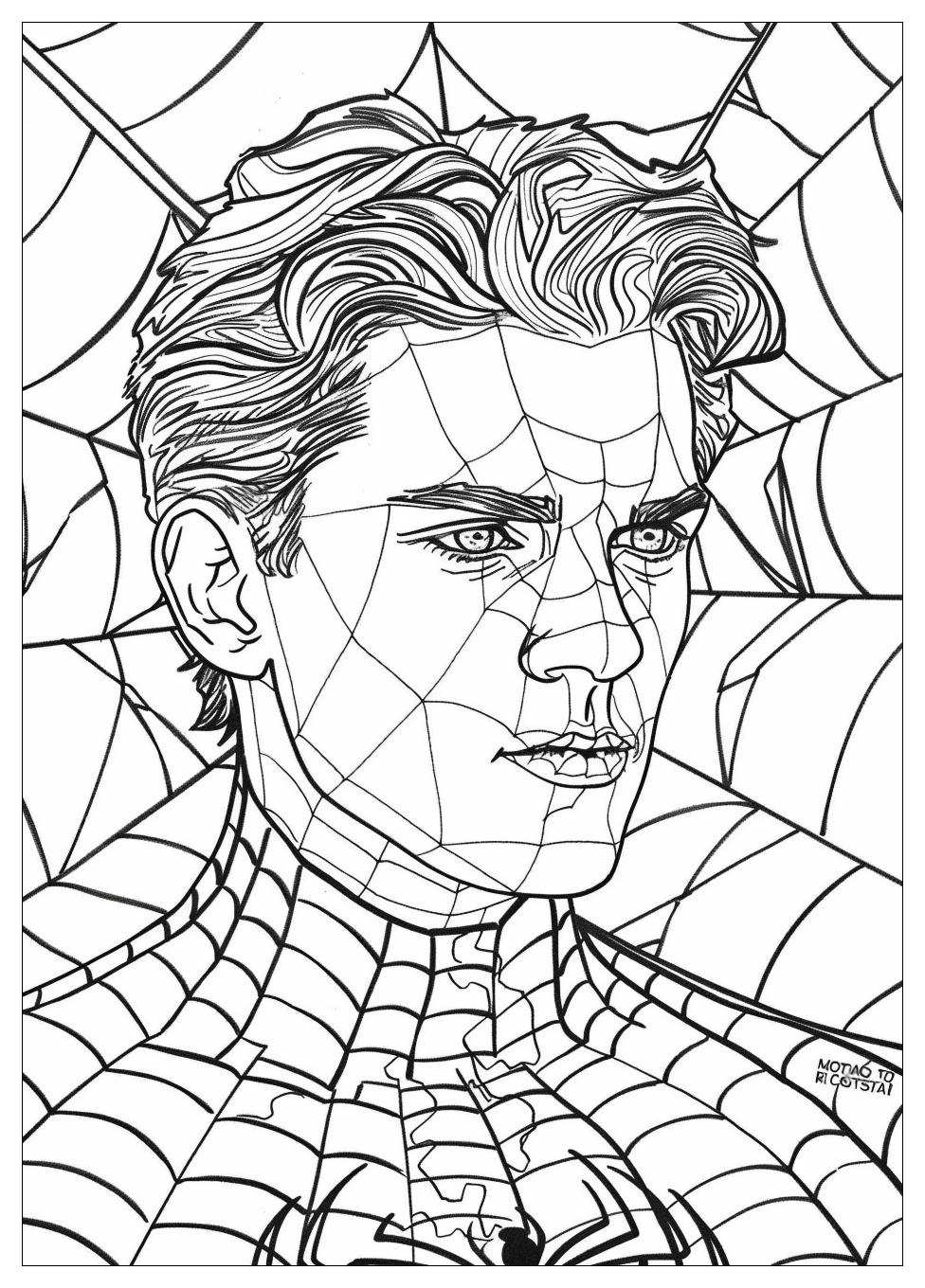 Peter Parker Coloring Pages-9