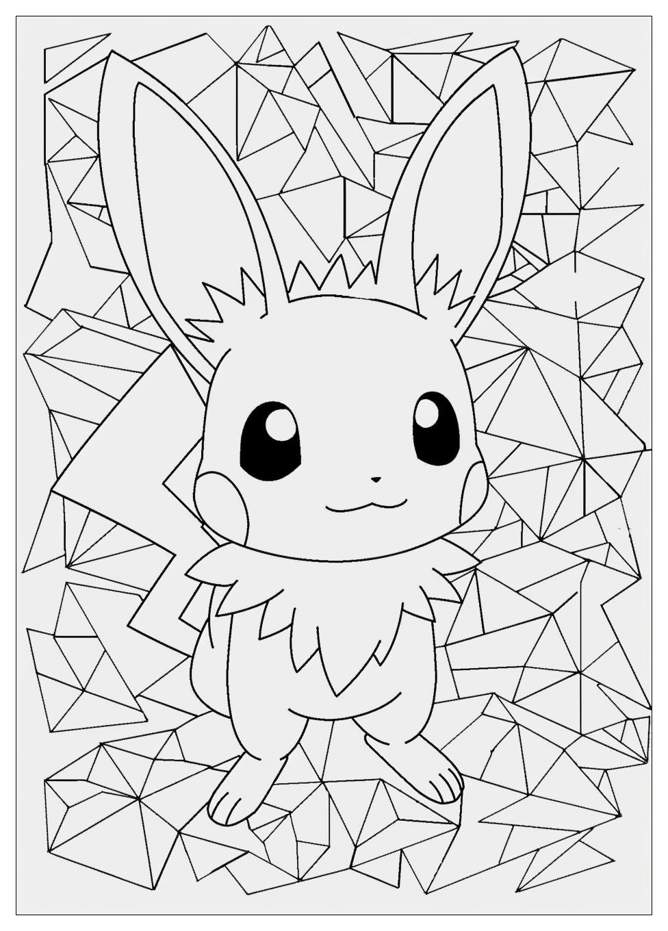 Pichu Coloring Pages-11