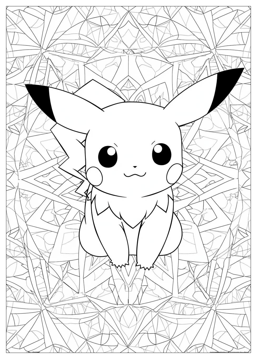 Pichu Coloring Pages-16