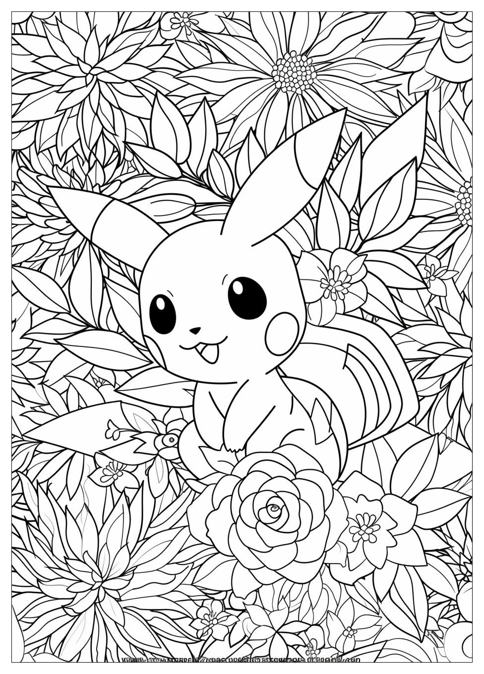 Pichu Coloring Pages-17