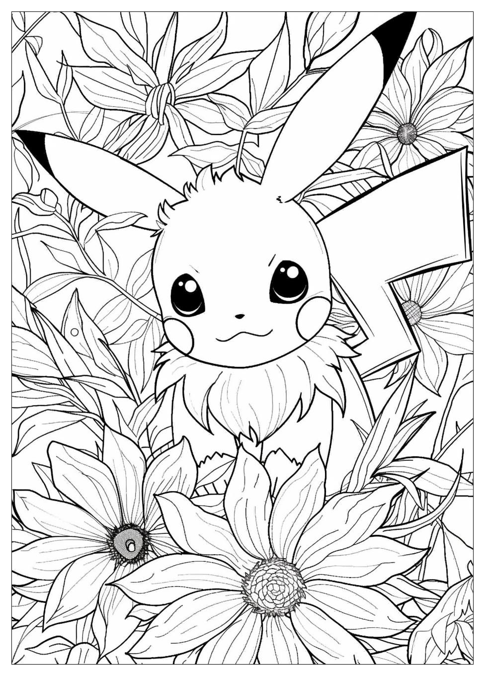 Pichu Coloring Pages-19