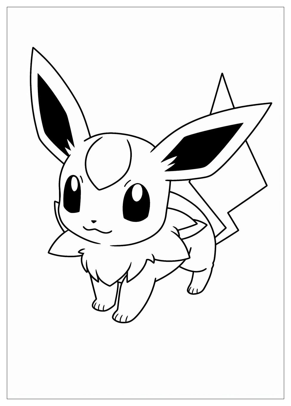 Pichu Coloring Pages-2