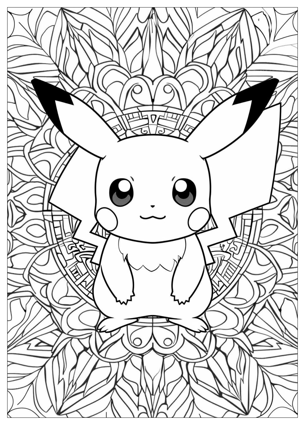 Pichu Coloring Pages-20