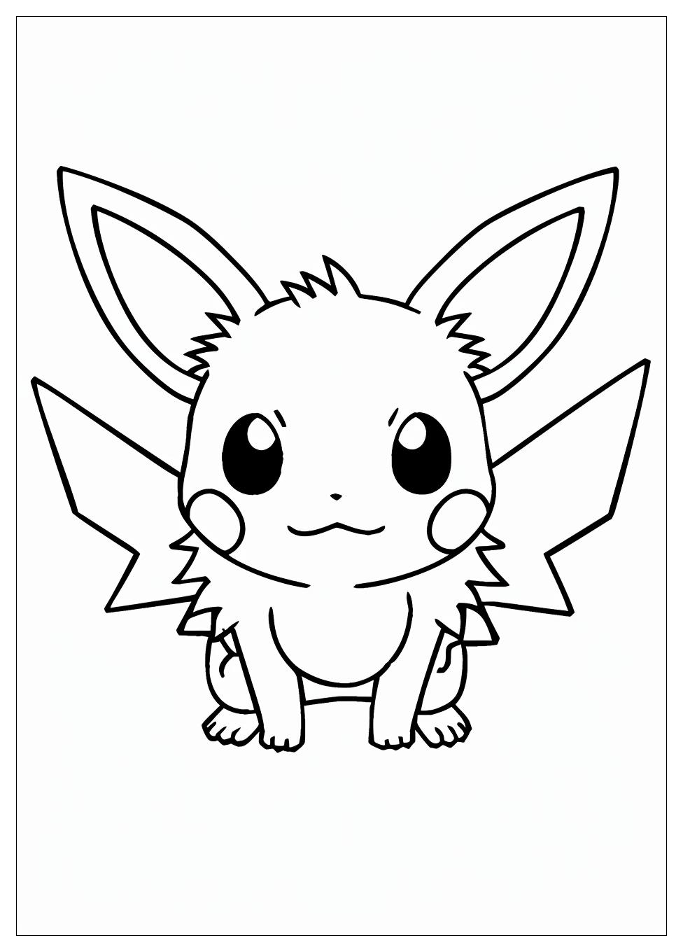 Pichu Coloring Pages-3