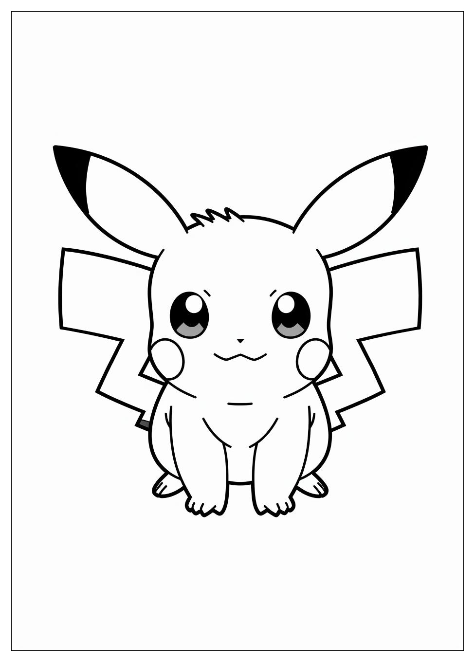 Pichu Coloring Pages-4