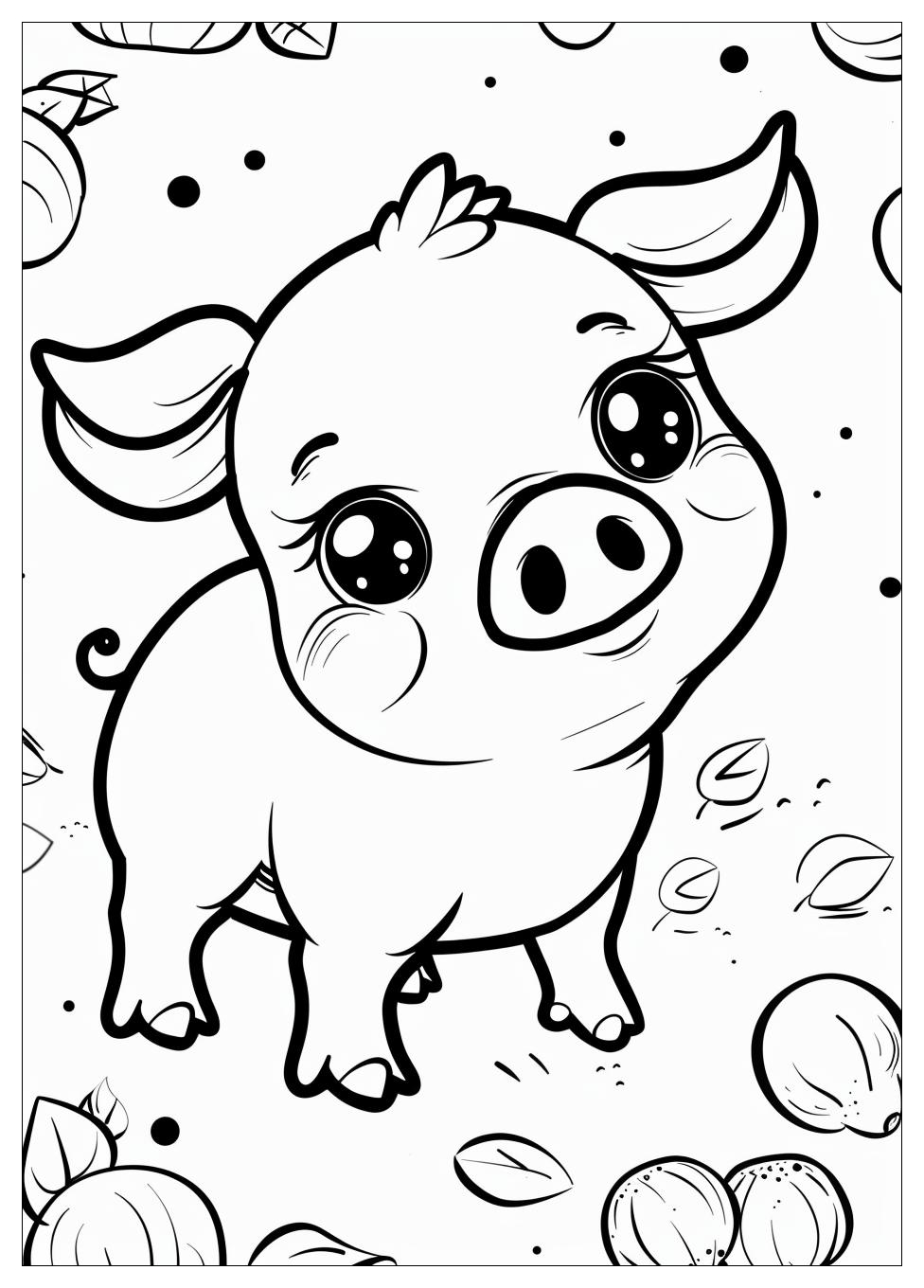 Pig Coloring Pages-11