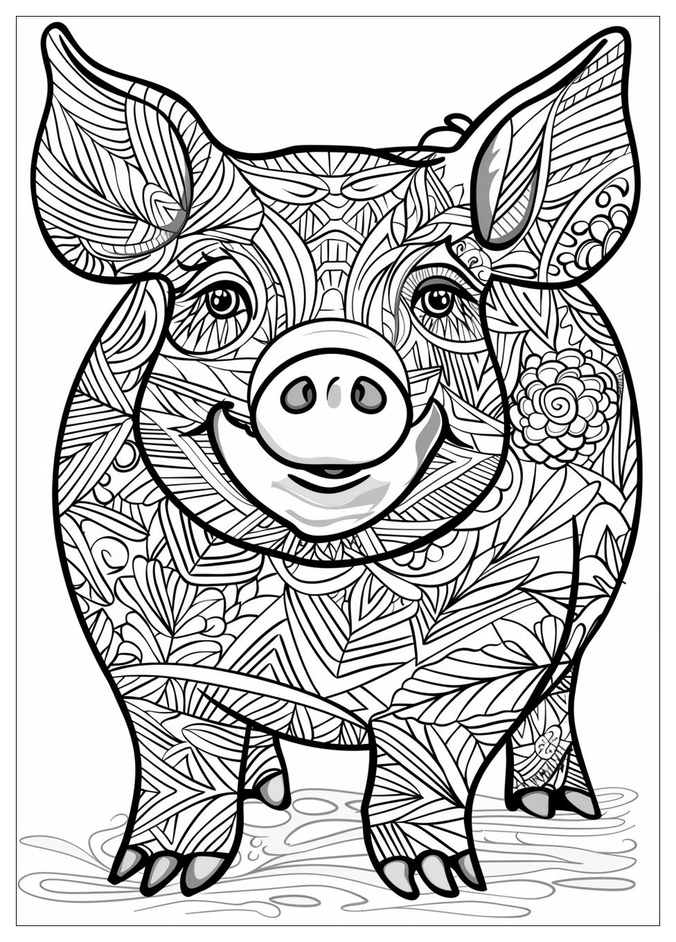 Pig Coloring Pages-13