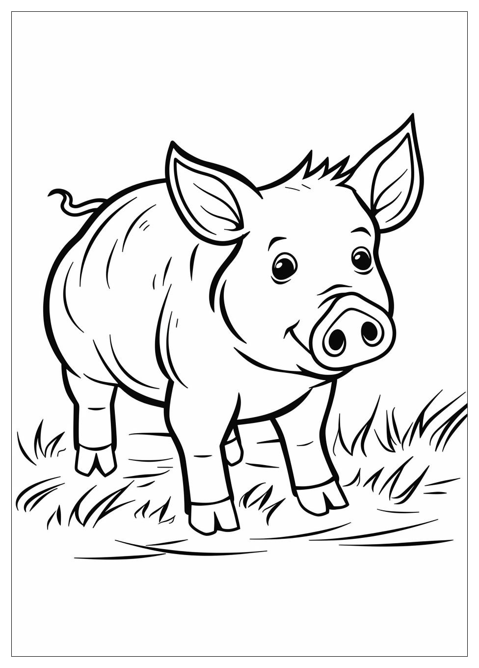 Pig Coloring Pages-6