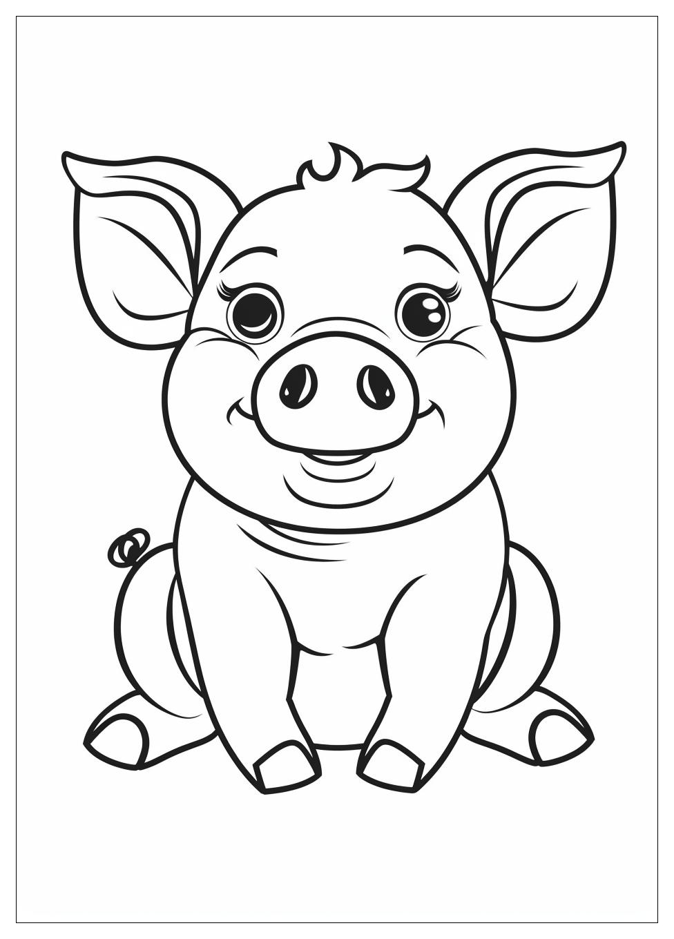 Pig Coloring Pages-7