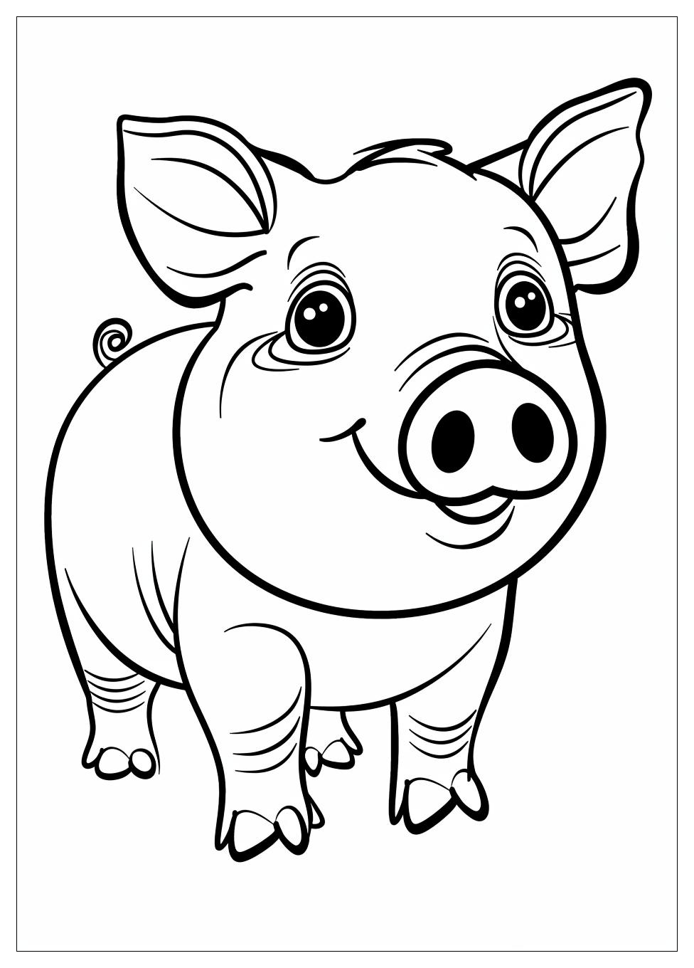 Pig Coloring Pages-8