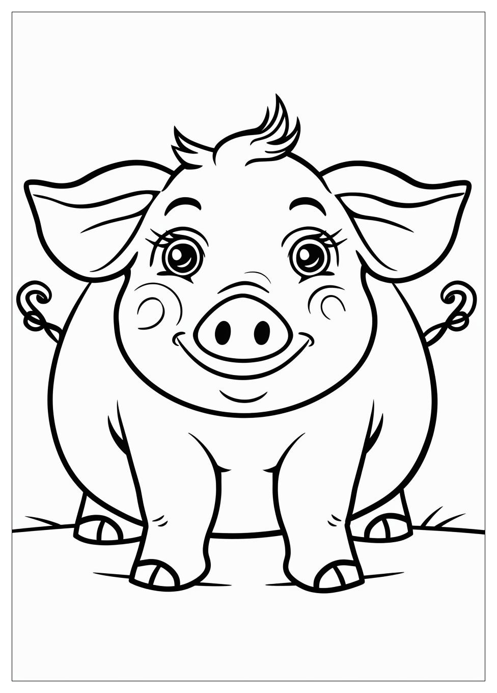 Pig Coloring Pages-9