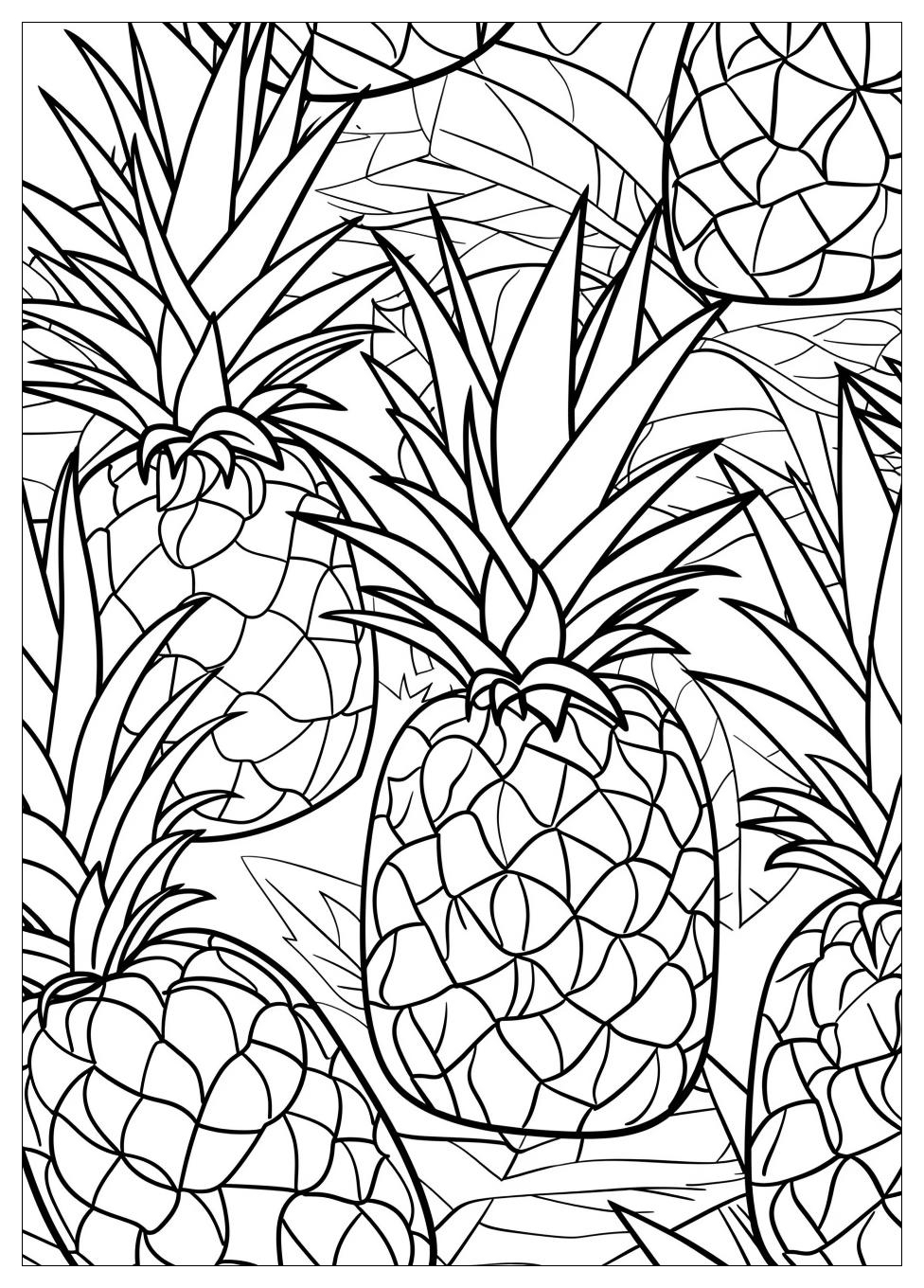 Pineapple Coloring Pages-10