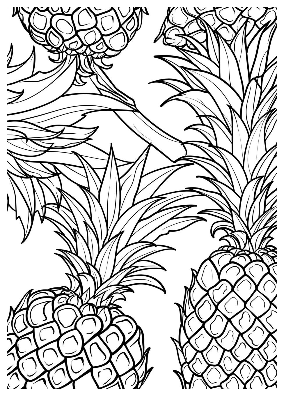 Pineapple Coloring Pages-12