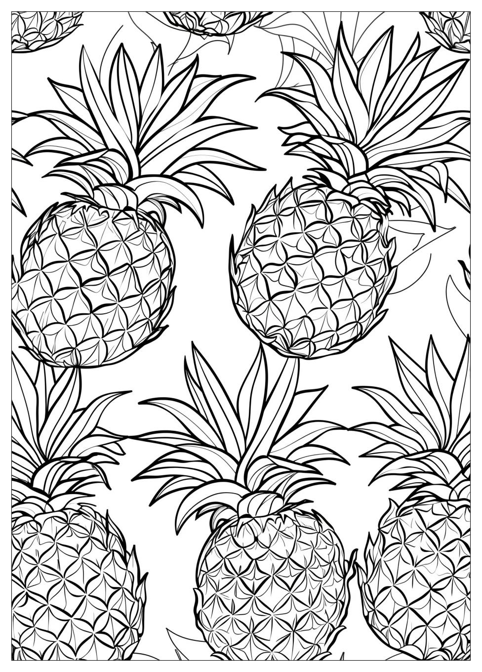 Pineapple Coloring Pages-13