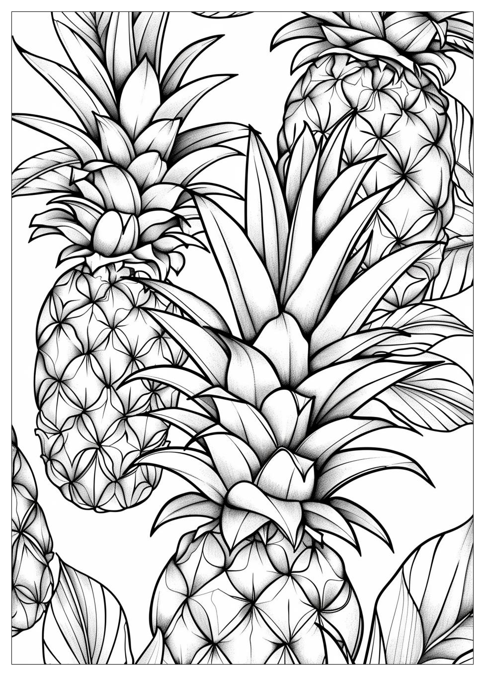 Pineapple Coloring Pages-14