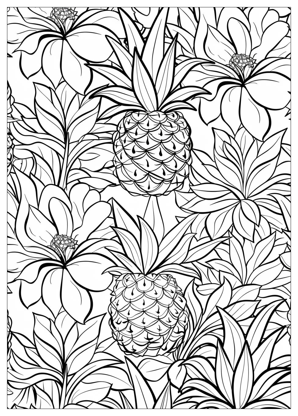 Pineapple Coloring Pages-15