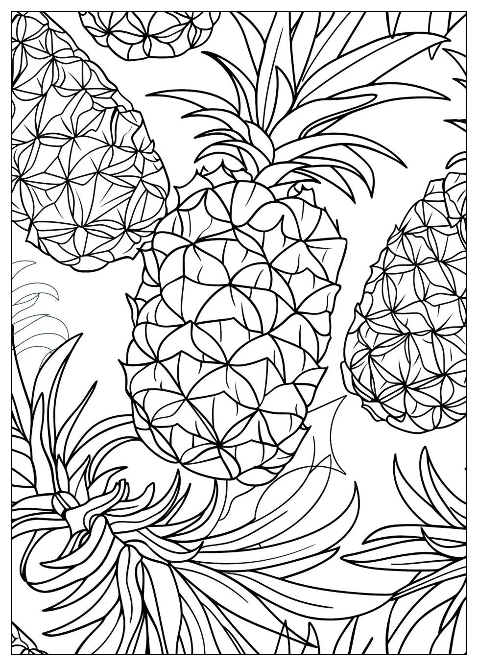 Pineapple Coloring Pages-16