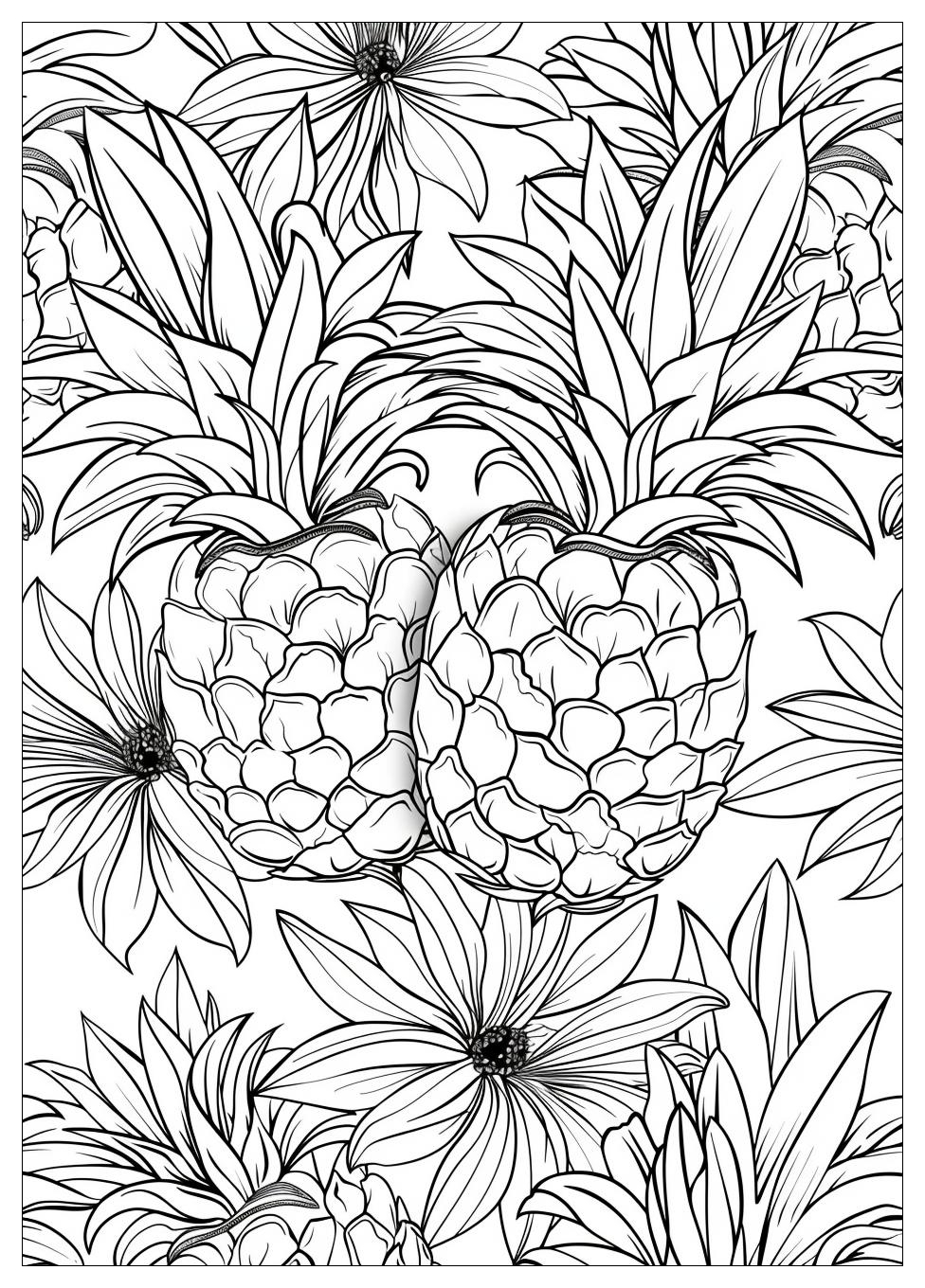 Pineapple Coloring Pages-17