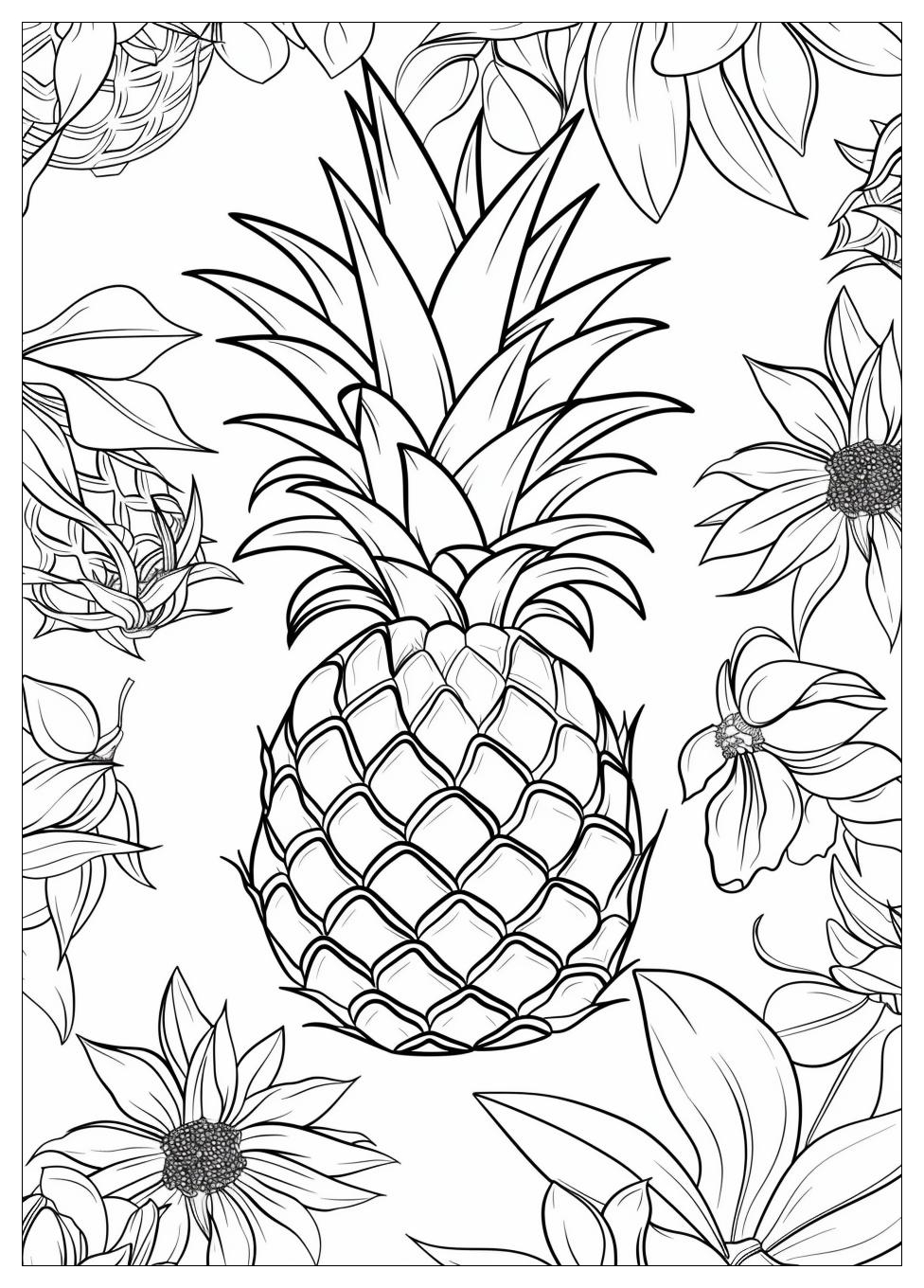 Pineapple Coloring Pages-18