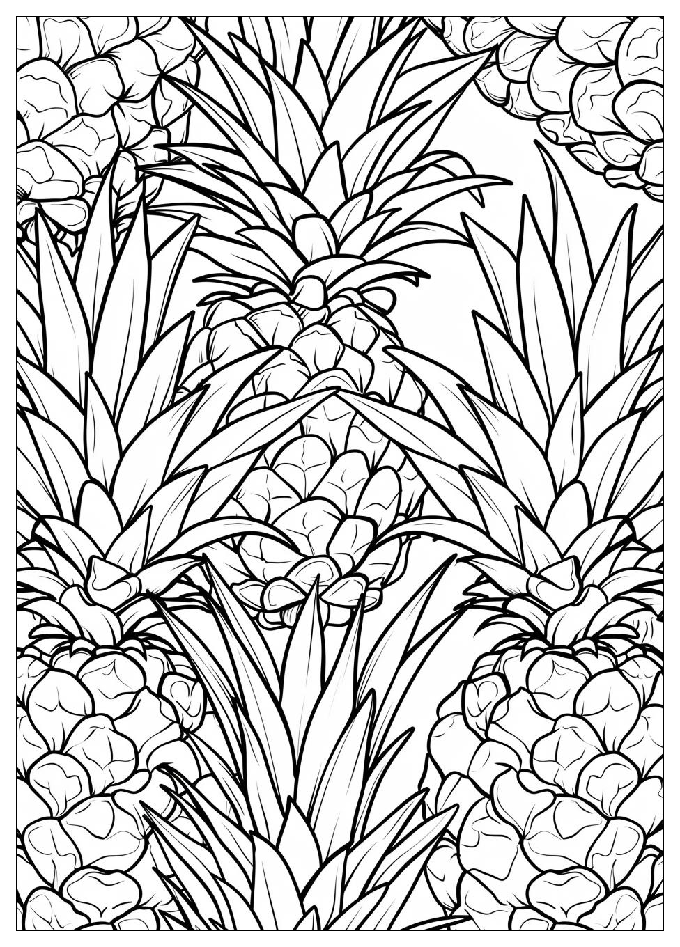 Pineapple Coloring Pages-20