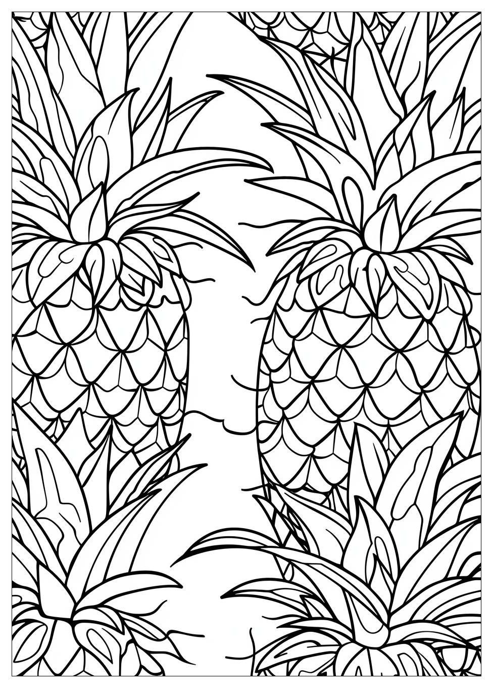 Pineapple Coloring Pages-4