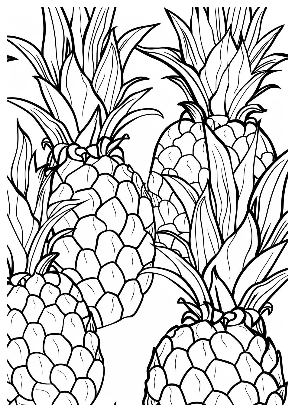 Pineapple Coloring Pages-5