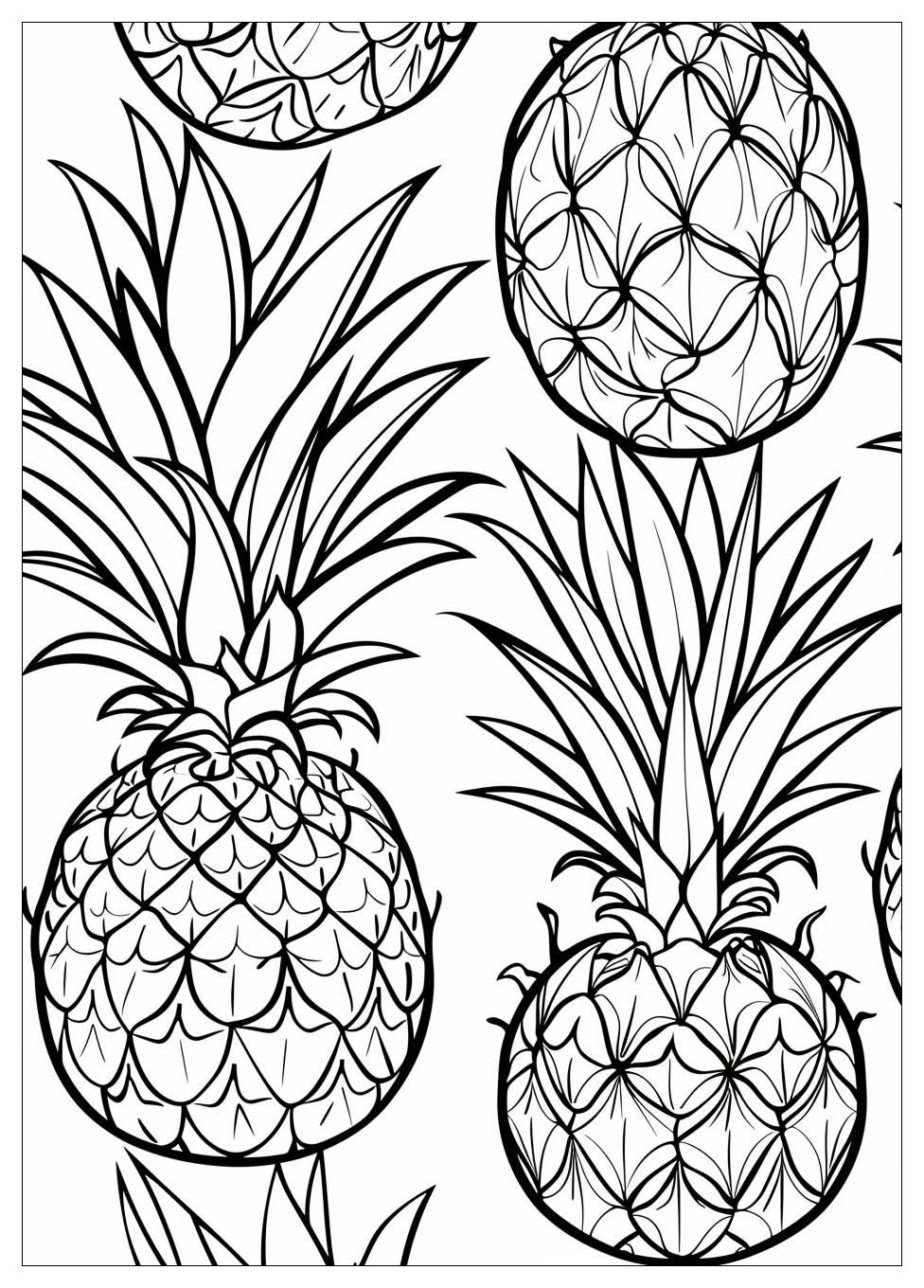 Pineapple Coloring Pages-6