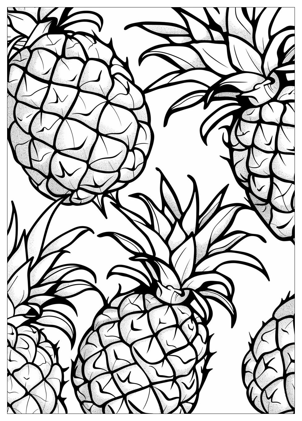 Pineapple Coloring Pages-7