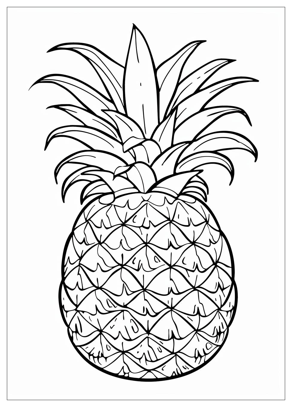 Pineapple Coloring Pages-8