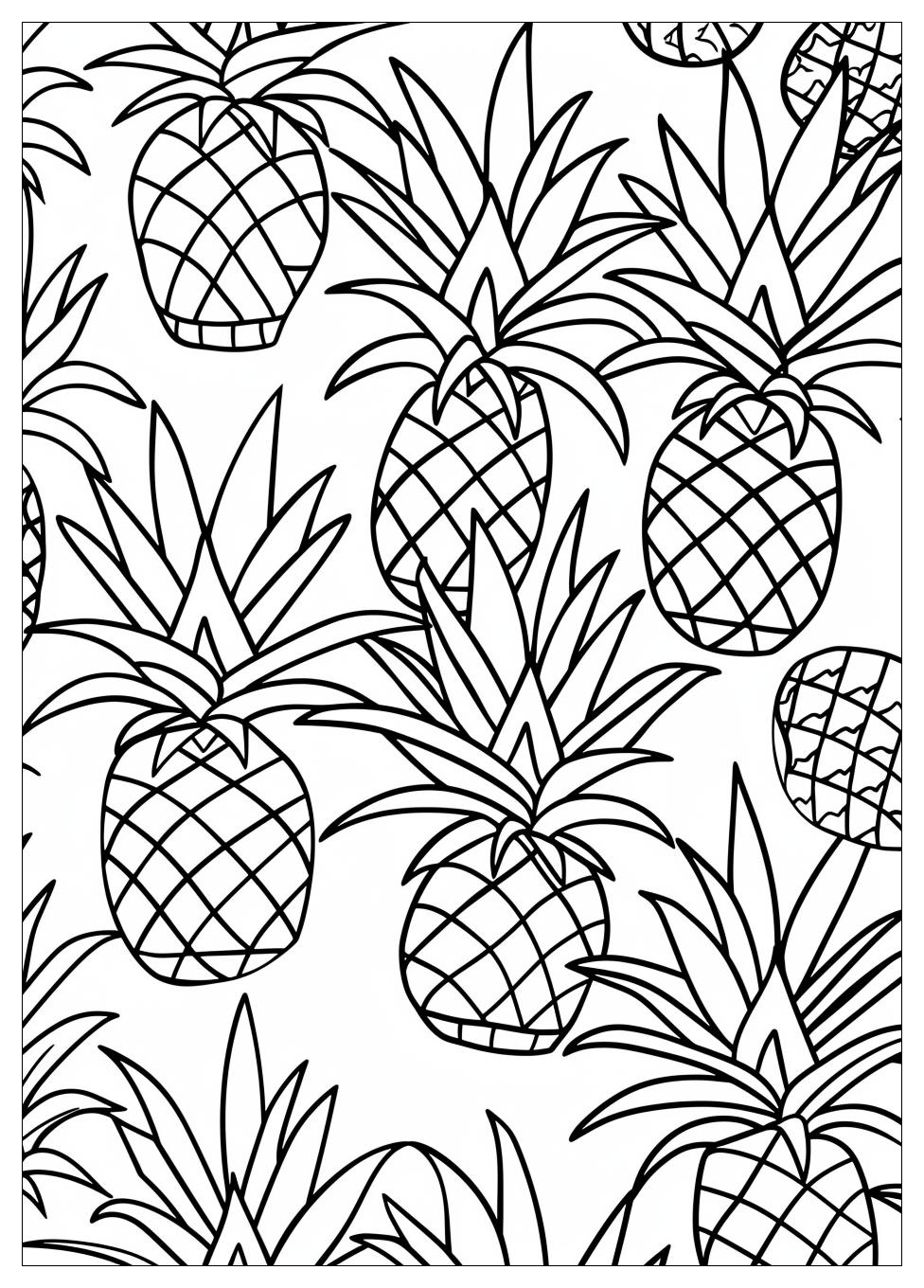 Pineapple Coloring Pages-9